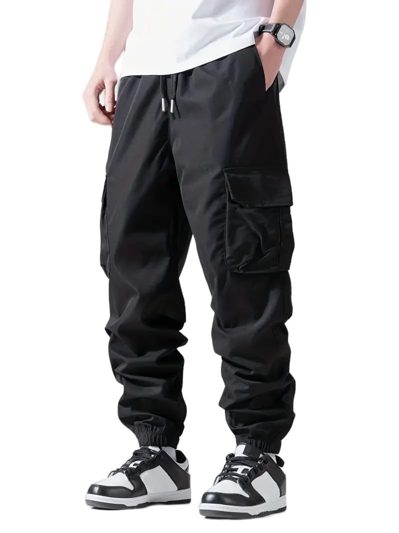 IndoPrimo Men Cargo || Men Cargo Pants || Men Cargo Pants Cotton || Cargos for Men || Men Cargo Trouser (in, Alpha, M, Regular, 