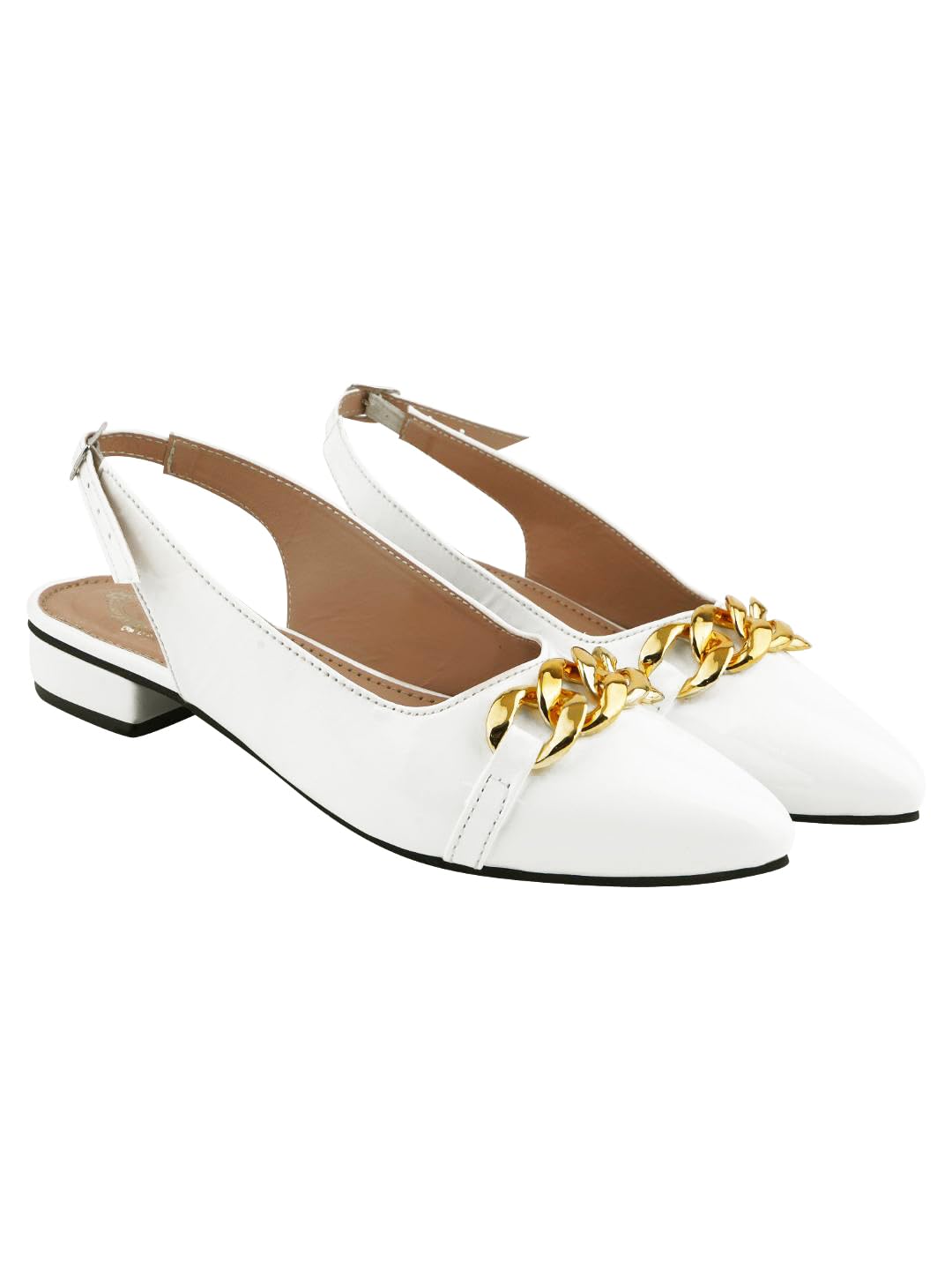 Shoetopia WomenS Slip-On Ballet Flats White