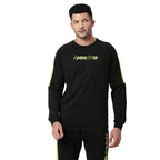 Pepe Jeans Mens Bashy Placement Printed Sweatshirt, Black,L