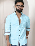 Tee Projekt Mens Long Sleeve Button Down Shirt for Men Collared Casual Formal Soild Shirt