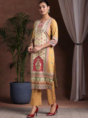Libas WomenS Poly Crepe Kurta Set (36945