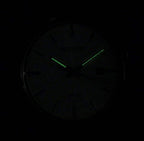 Citizen Quartz Mens Watch, Stainless Steel with Leather strap, Casual, Black (Model: BI5000-01A)