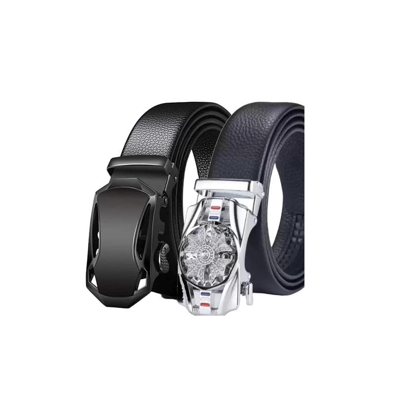 Niddleman 127/ Trendy Unisex Artificial Leather Belt, Boys Belt For Casual Or Formal Classic Designs For Work & Business Casual  36