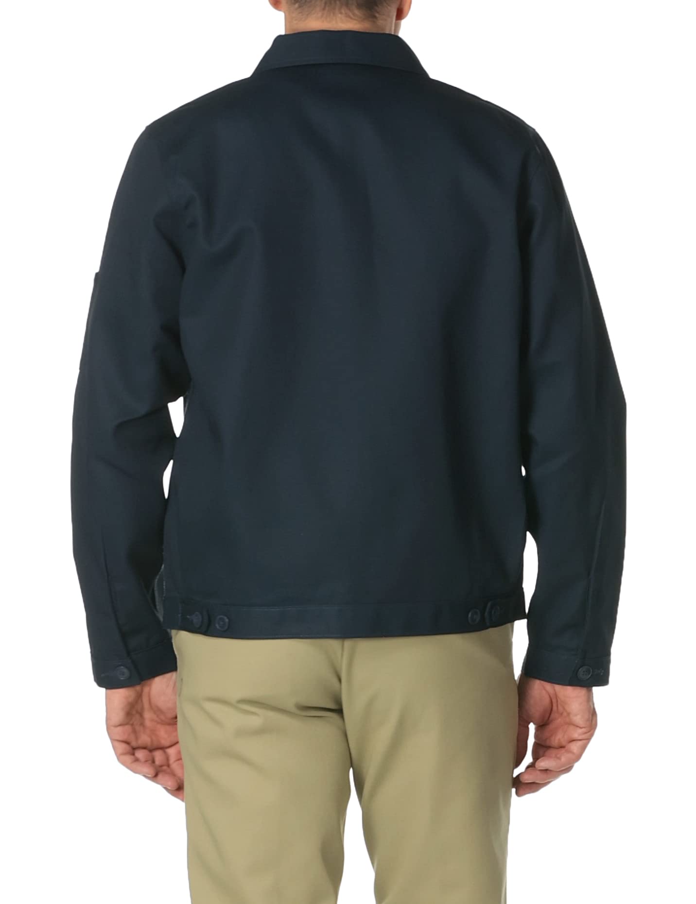 Mens Unlined Eisenhower Jacket - BLAcK - 3XL(D0102H7Zg8P)