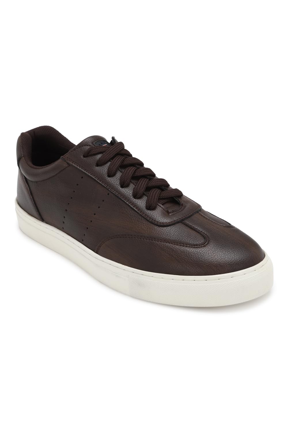 Louis Philippe MenS Brown Lace Up Shoes, 10