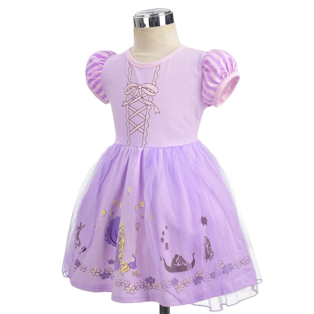 Dressy Daisy Princess Dress Up Clothes Halloween Fancy Party Tulle Skirt Summer Outfit for Toddler Girls