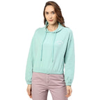 Hubberholme WomenS Winter Wear Cotton Blend Hooded Sweatshirt Pullover Hoodie (Sage Green)
