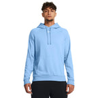 Under Armour Men's Rival Fleece Hoodie, (475) Carolina Blue / / White, Medium Tall