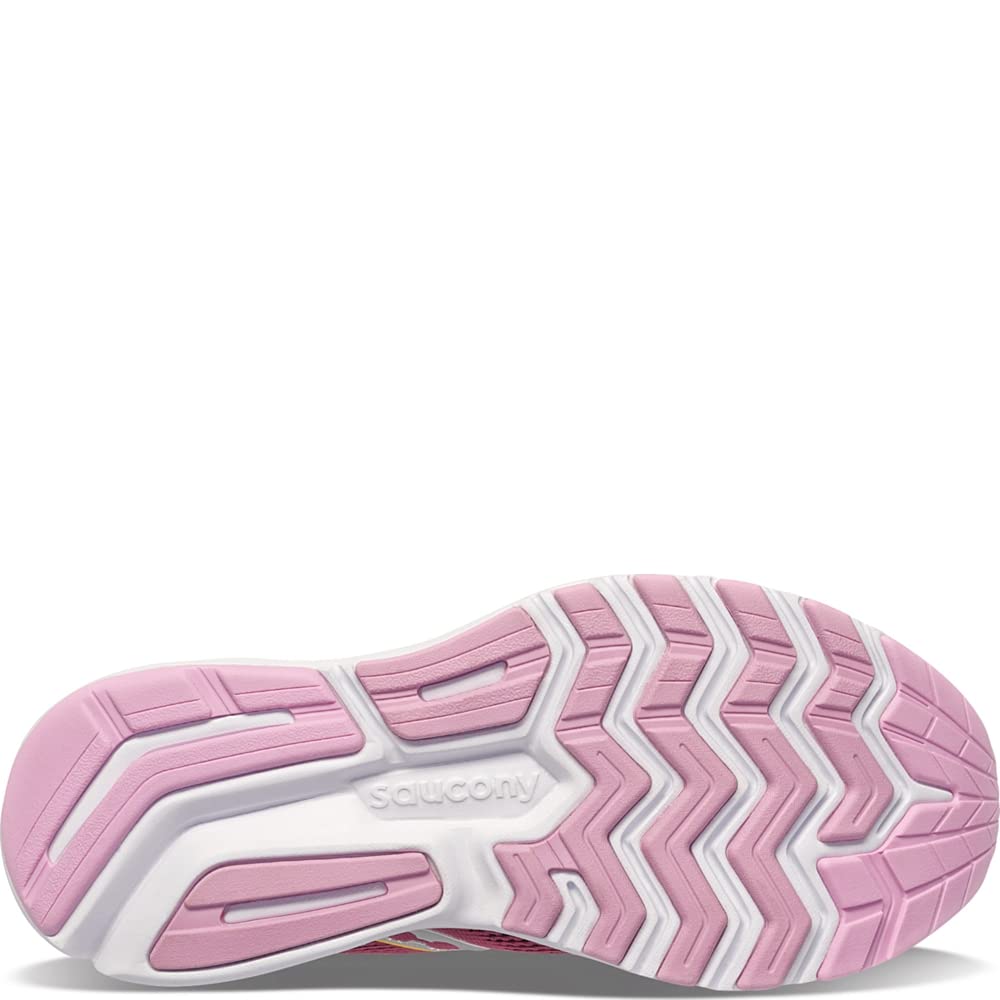 Saucony Women's Ride 14 Running Shoe, QUARTZ/VIZIGOLD, 8.5