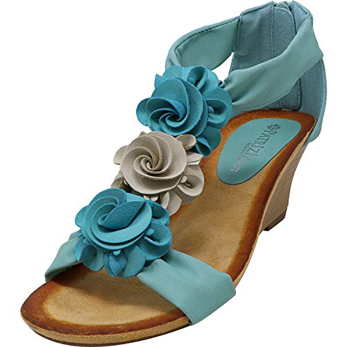 PATRIZIA Harlequin Multi Aqua Shoe US 7.5-8
