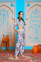 Leriya Fashion Rayon Blend Co Ord Set For Women | Summer Co Ord Set For Women | Formal Casual Style Co Ord Set For Women | Women