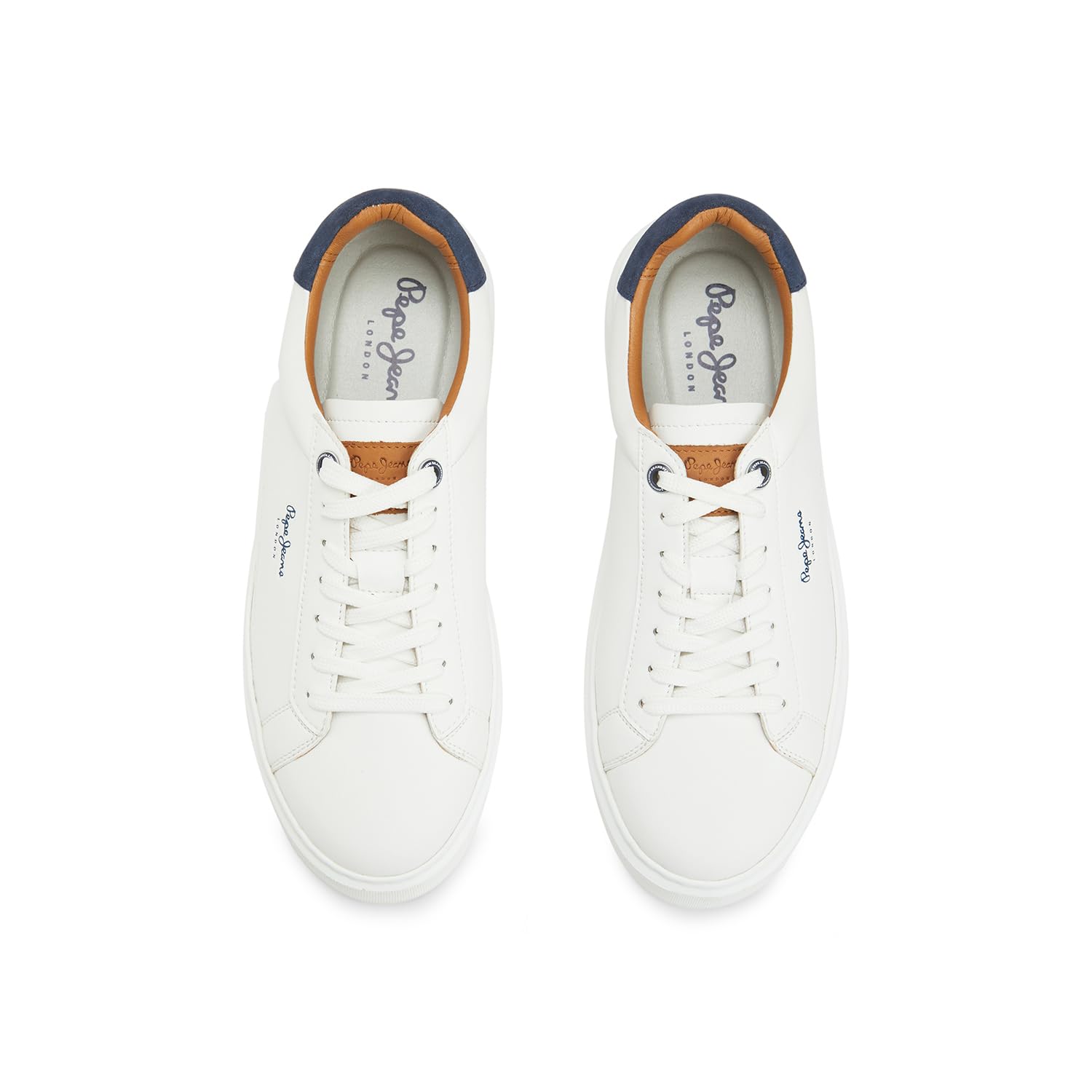 Pepe Jeans Yogi Original White Cup Sole Sneakers