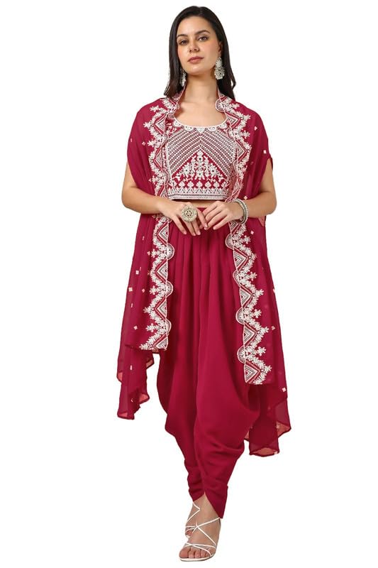Soch Women Georgette Unstitched Pant