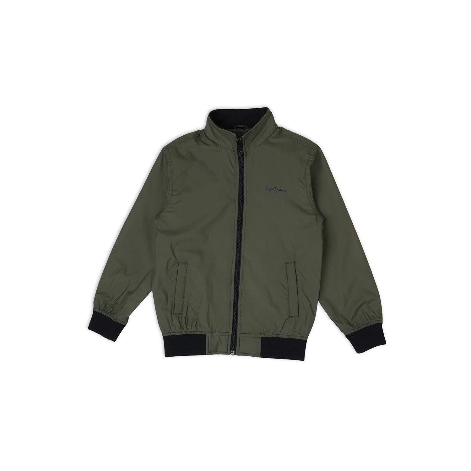 Pepe Jeans BoyS A-Line Coat (Pb401260_Olive Green Night