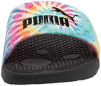 PUMA womens Cool Cat Slide Sandal, Phlox Pink-elektro Aqua-puma Black, 6 US
