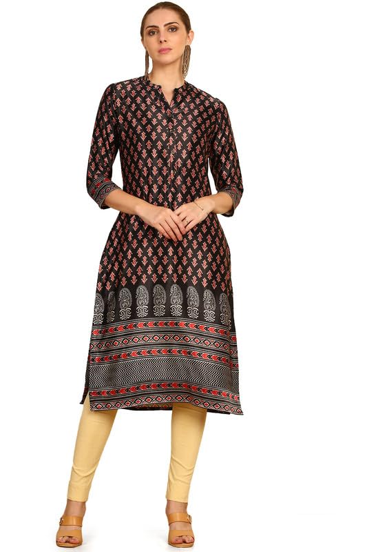 Soch Women & Ethnic Motif Digital Printed Straight Mashru Kurta