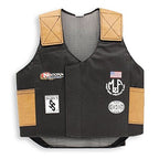 M & F Western Kids Bull Rider Play Vest 2-10 Years, Black, Small