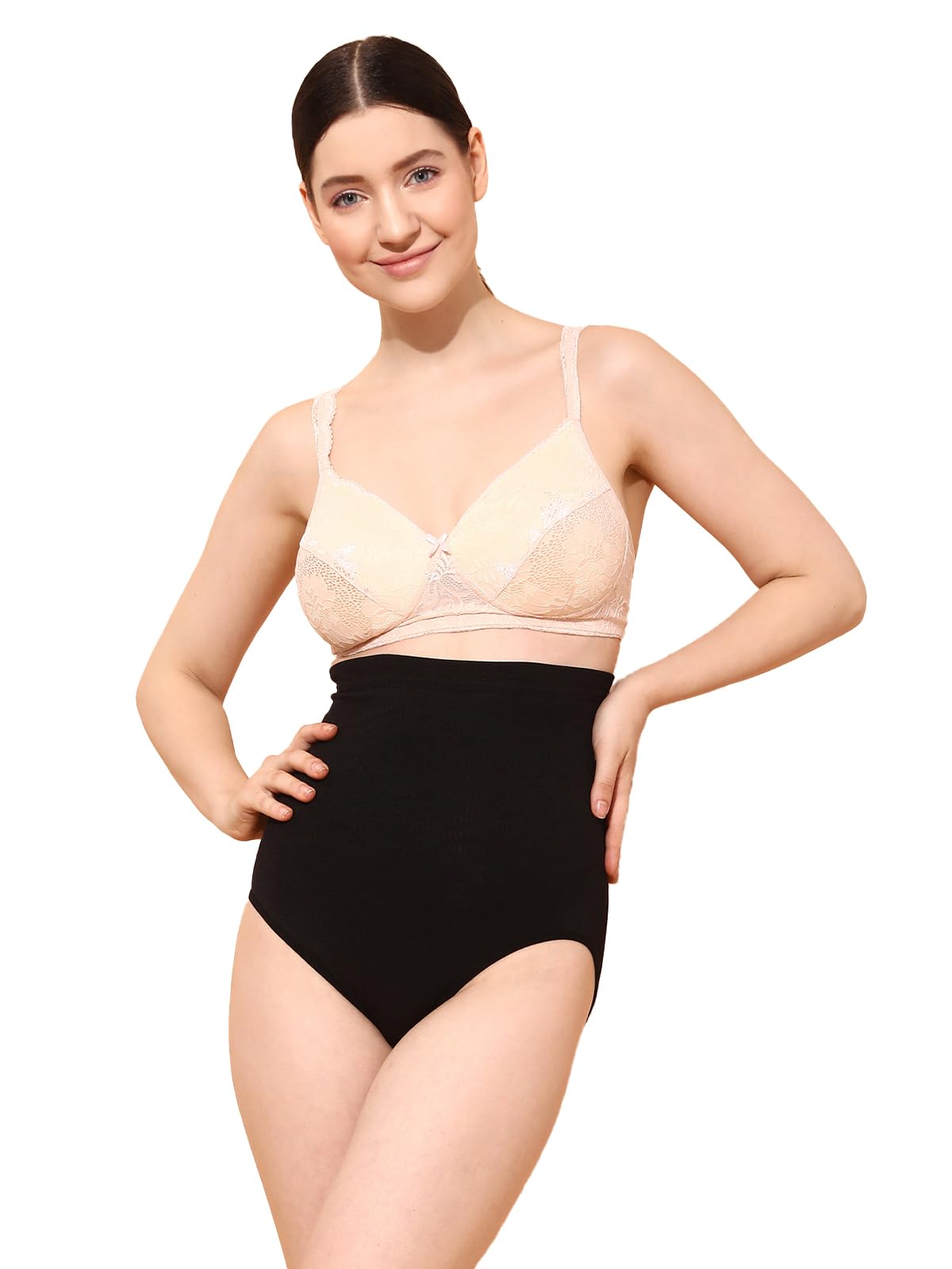 Clovia WomenS Tummy Tucker With Silicon Grips (Sw0009P13_Black_S/M)