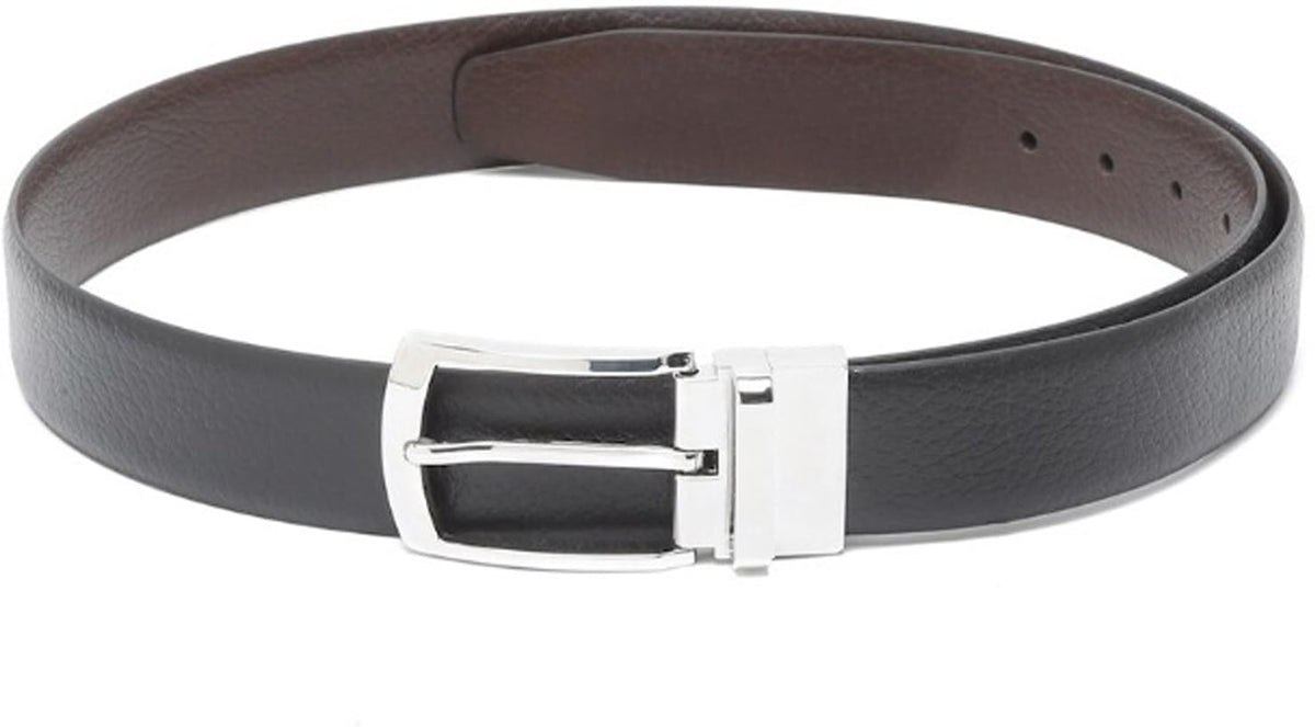 Men Formal, Casual, Party, Evening Brown, Black Genuine Leather Reversible Belt ()_248 40