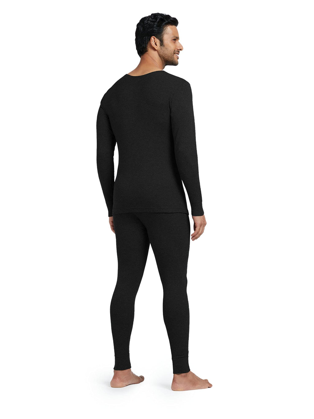 XYXX Mens Thermal Set | Antibacterial, Skin Friendly with Superior Heat Retention | Slim Fit Solid Alpine IntelliHeat Thermal S