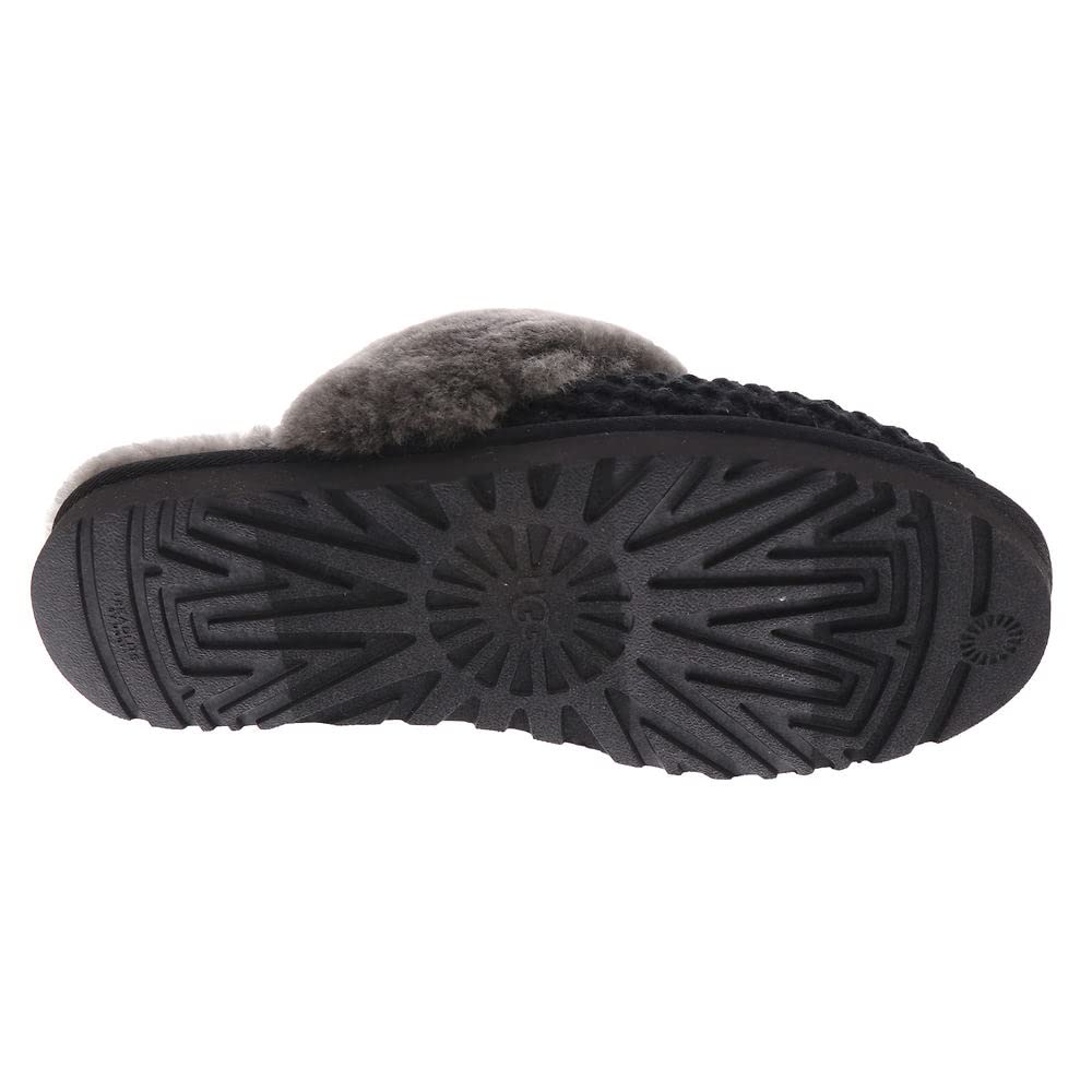 UGG Women's Cozy Slipper, Black, 08