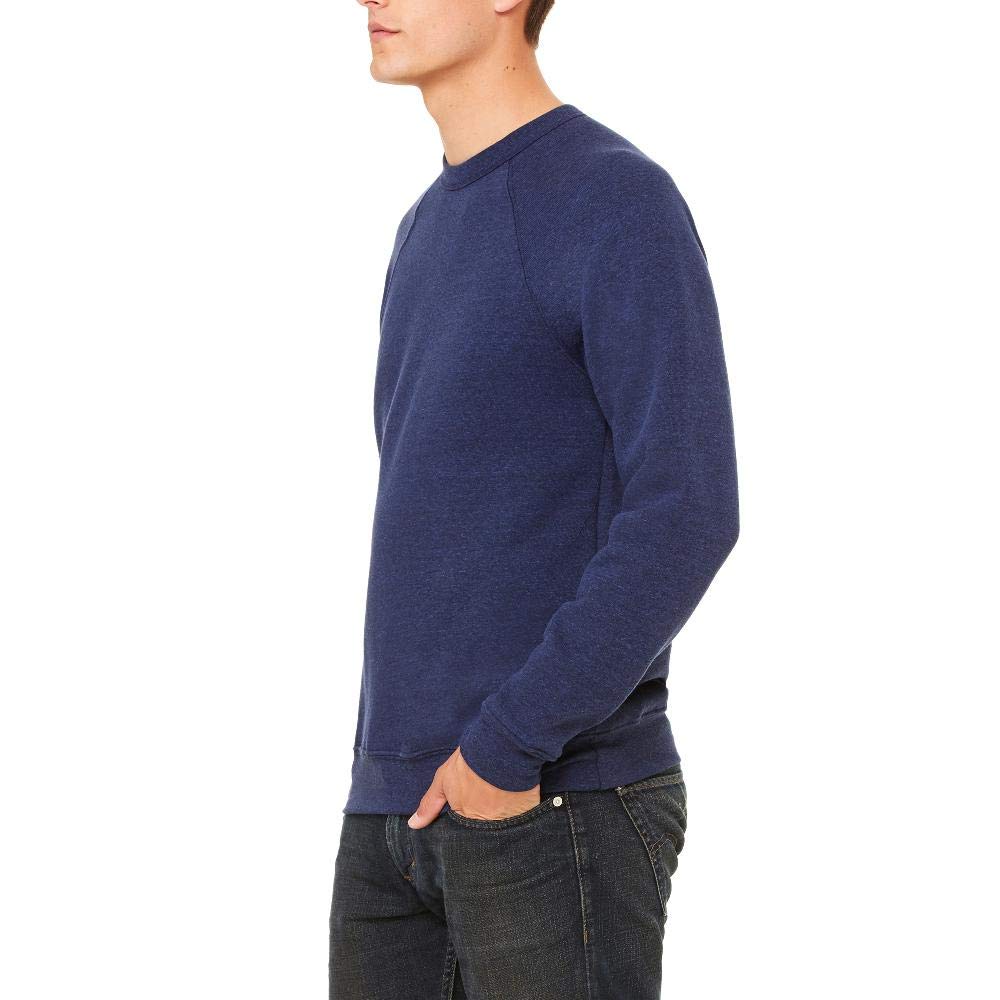 Unisex Sponge Fleece crewneck Sweatshirt - DK gRY MRBLE FLc - M(D0102H789V6)
