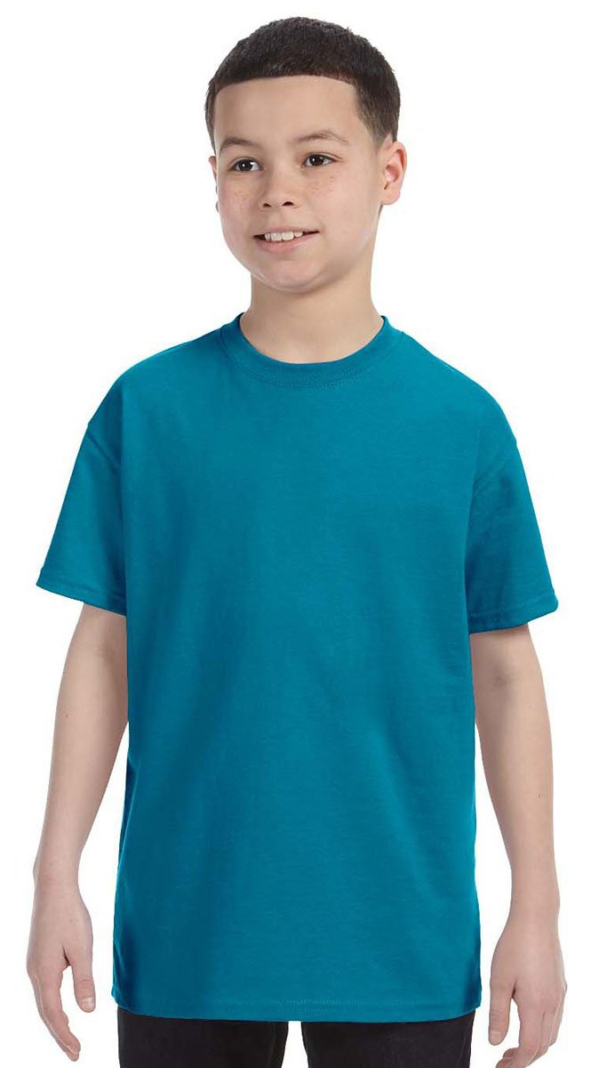 Youth DRI-POWER AcTIVE T-Shirt - IRISH gREEN HTHR - M(D0102HI3TW7)