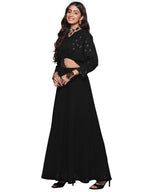 Libas Womens Embroidered Georgette Lehenga Choli Set With Dupatta