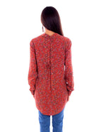 PRINTED DITSY FLORAL TOP