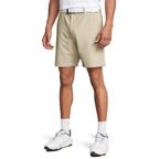 Under Armour Men's Drive 8 Inch Shorts, (289) Khaki Base / / Halo Gray, 32