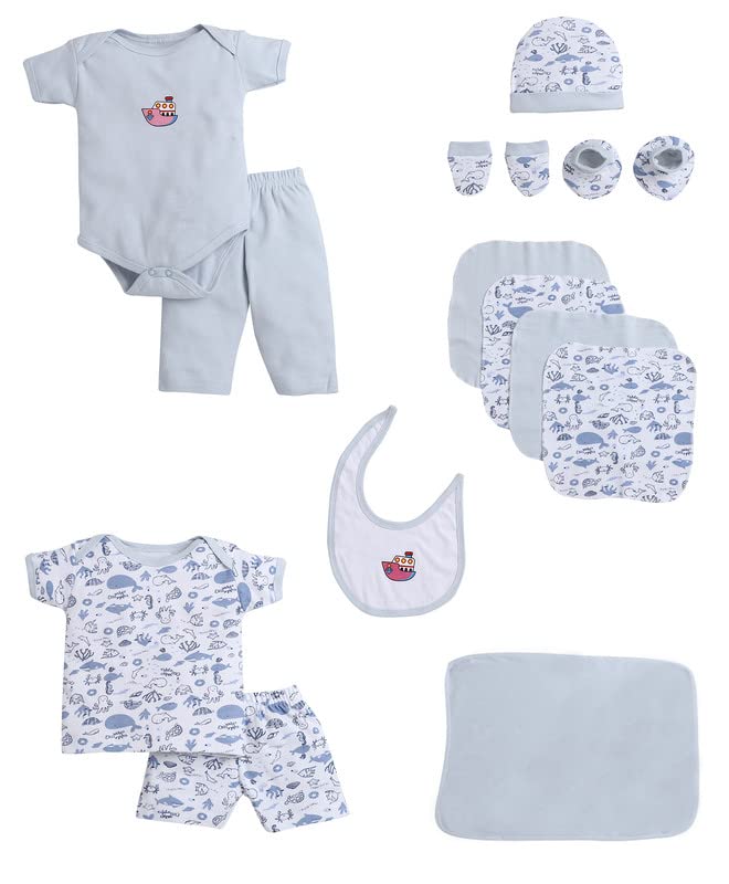 BUMZEE Baby Gift Set Pack Of 13 - Blue