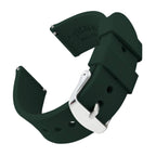 Archer Watch Straps - Silicone Quick Release Soft Rubber Replacement Watch Bands (British Racing Green, 16mm)