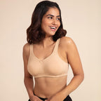Nykd Everyday Cotton Bra For Women - Encircled With Love | Non-Padded | Wirefree | Full Coverage With Side Support Shaper (Nyb16