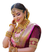 Flosive WomenS Present Banarasi Soft Lichi Silk Saree Beautiful Jacquard Rich Pallu Design Work Zari Woven Ayn Kanjivaram Silk 