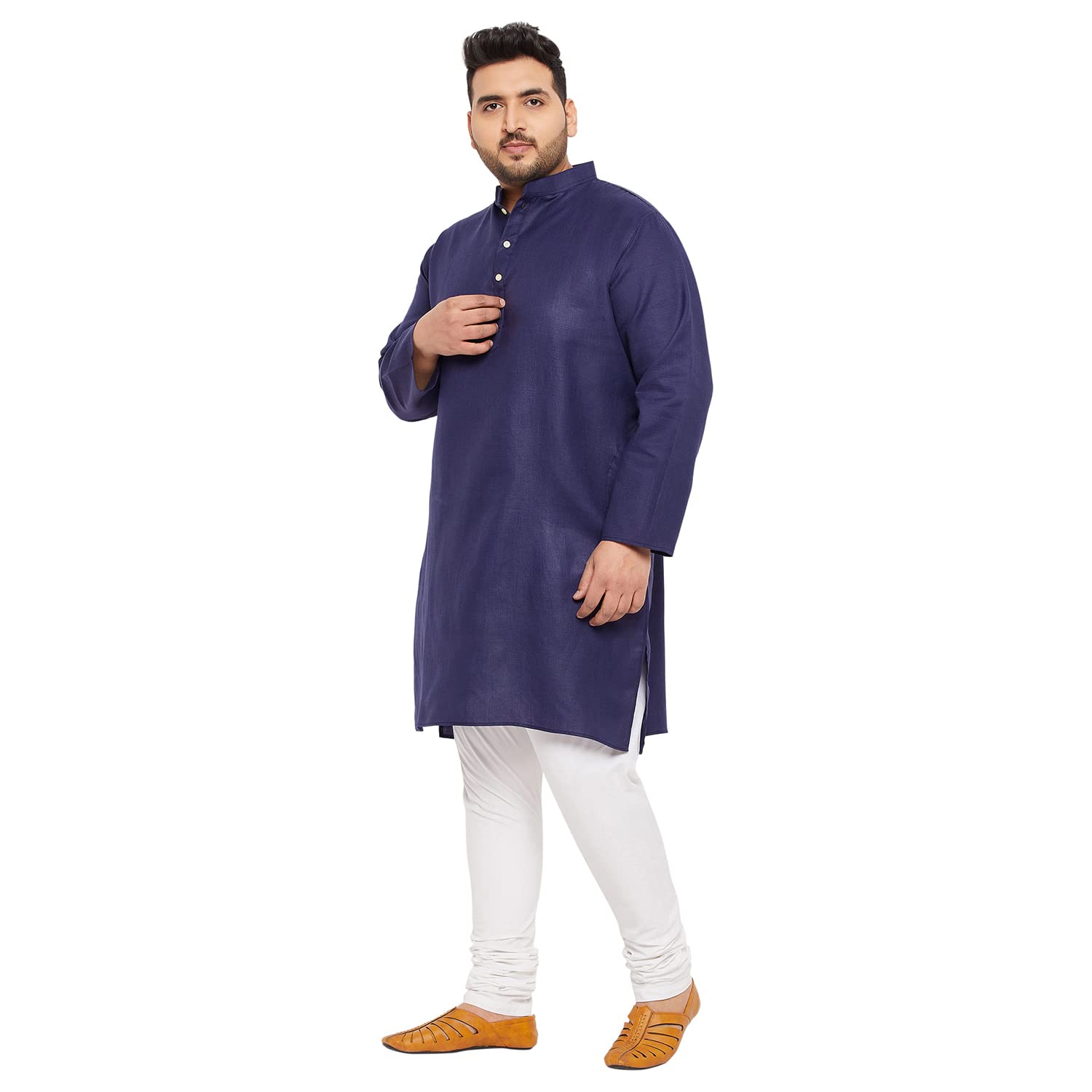 Bigbanana Plus Size Men'S Regular Fit Kurta