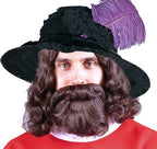 MUSKETEER HAT W/PLUME- VELVET