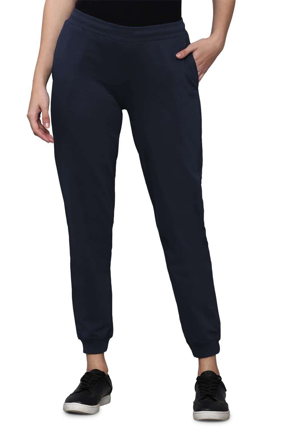 Allen Solly Women Regular Fit Solid Casual Sweatpants