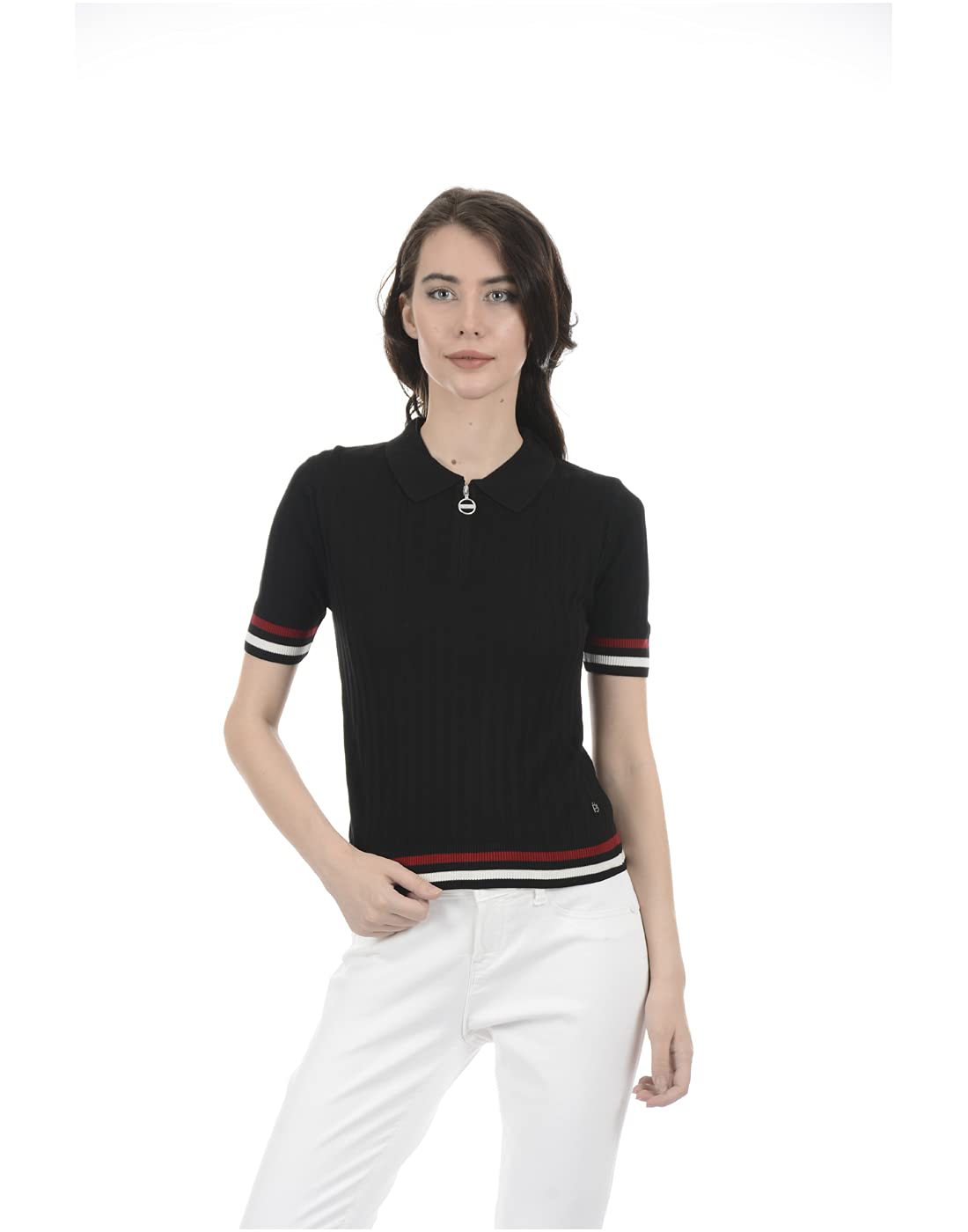 Pepe Jeans WomenS Synthetic Pullover (Pl701632- Black_Xl)