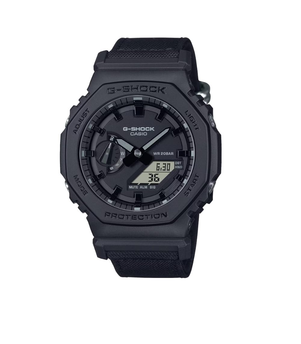 G-Shock Casio GA2100BCE-1A Street-Smart Utilitarian Edition Cordura Nylon Band