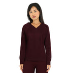 BlissClub at-Ease CottonKnit Hoodie | 100% Cotton Hoodie | Adjustable Hood | Relaxed Fit