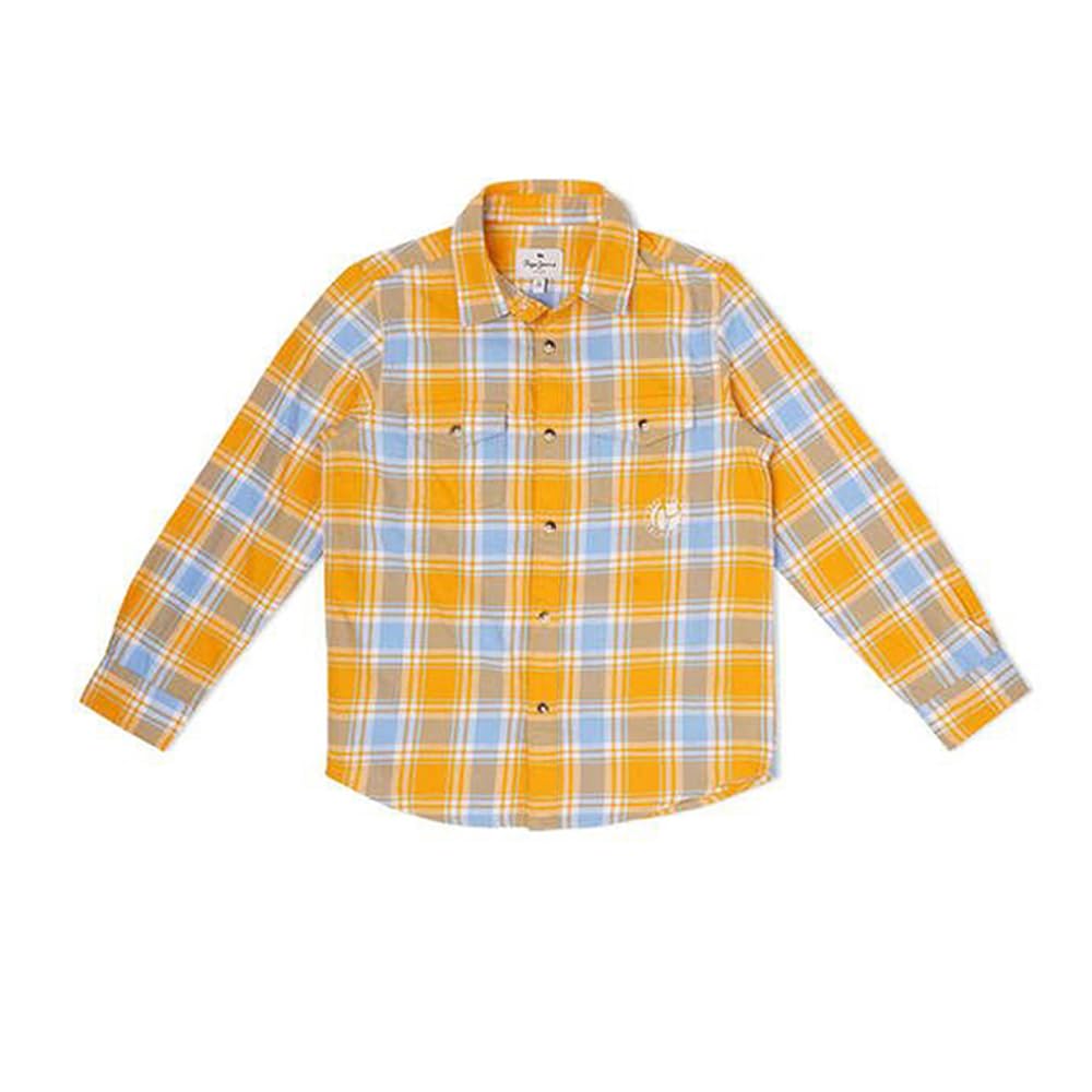 Pepe Jeans BoyS Regular Fit Shirt (Pb30241004312_Yellow