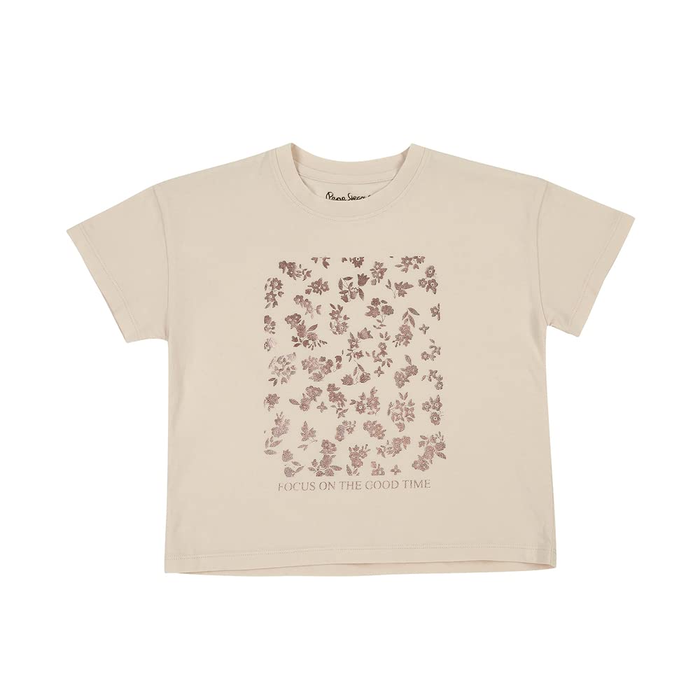 Pepe Jeans GirlS Loose T-Shirt (Pg502989_Soft Pink 6)