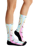 Living Royal Bacon Photo Print Knee High Socks