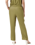 FYLTR Womens Pull-Up Pants -Soft Handfeel Regular Fit Casual Pants