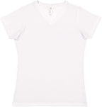 Ladies V-Neck Fine Jersey T-Shirt - BLAcK - S(D0102HI3UgU)