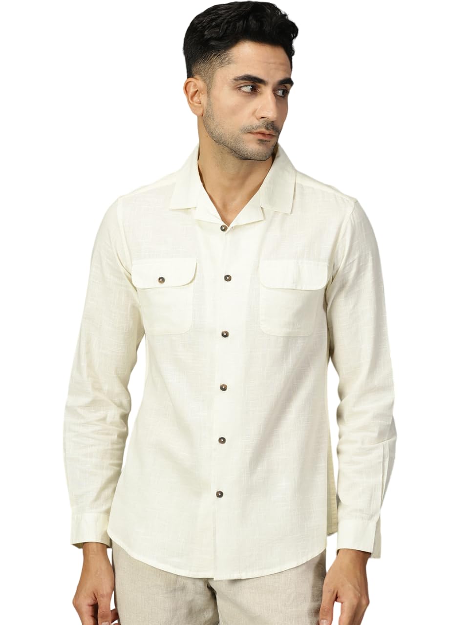 Thomas Scott Double Pocket Regular Fit Long Sleeve Casual Tshirt for Mens