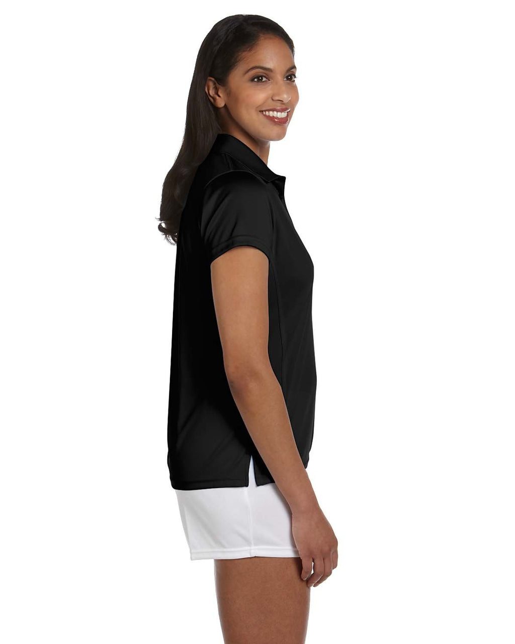 Ladies 4 oz Polytech Polo - WHITE - S(D0102H76NQ8)