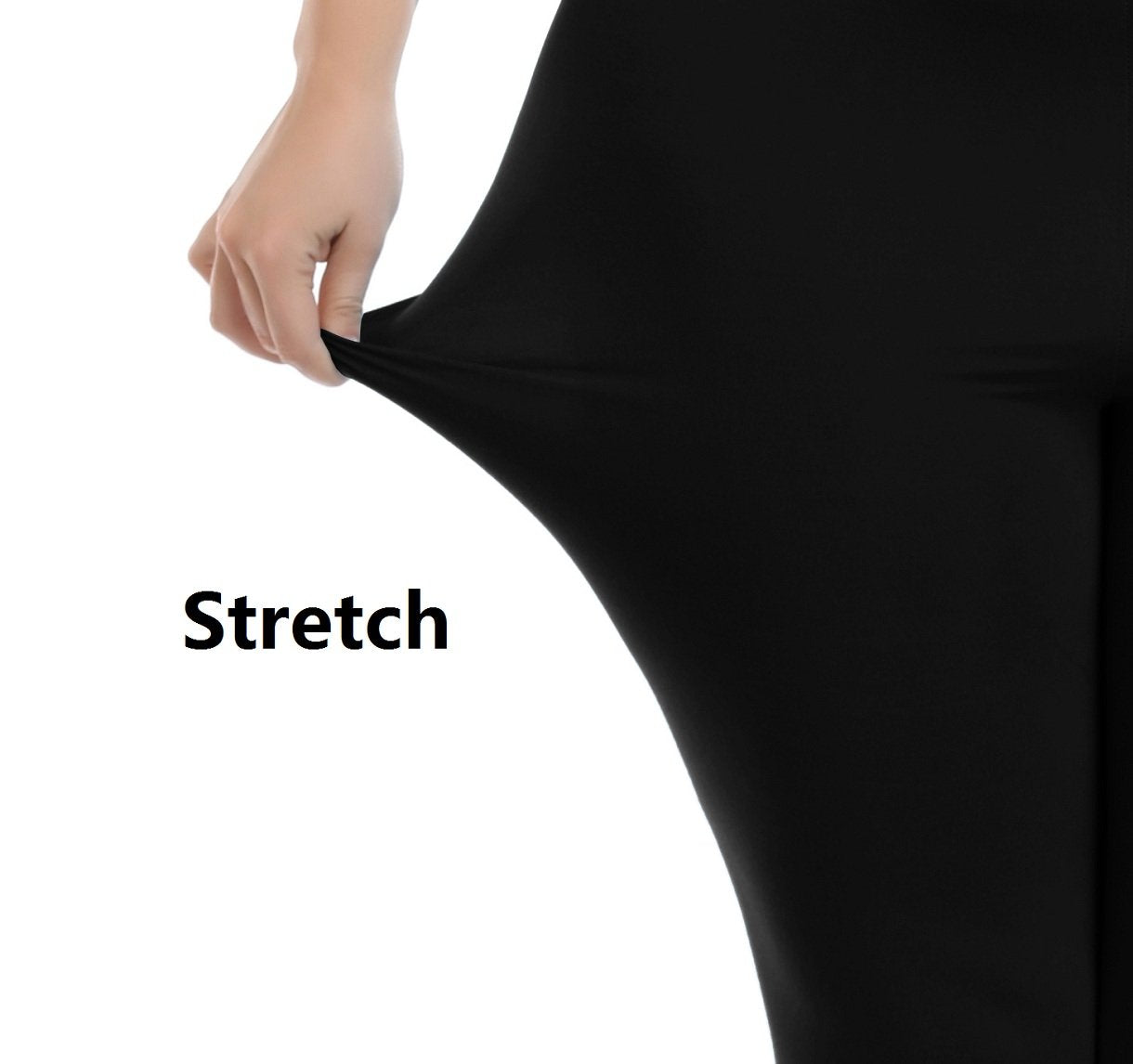 Kotii Women's Lightweight Soft Capri Leggings Crop Leggings 3/4 Stretch Yoga Pants