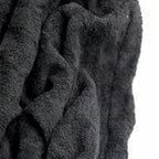 DORSAL Thick Microfiber Surf Poncho Robe for Wetsuit Changing Towel Black