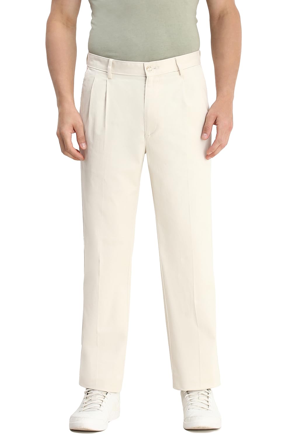 Allen Solly Men Regular Fit Solid Casual Cotton Pants